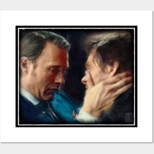 Hannibal and Will in Hannigram Delirium Posters and Art